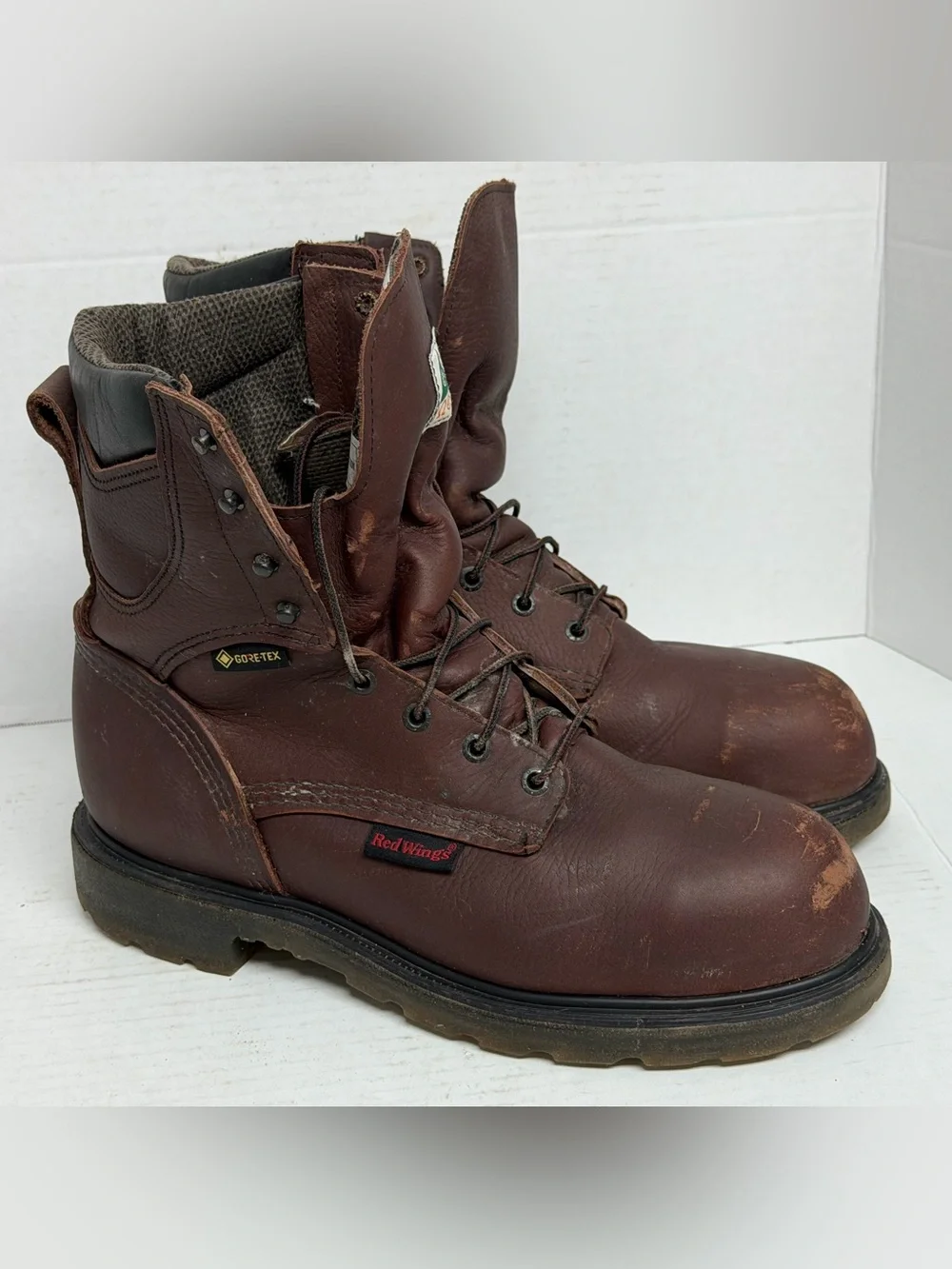 Red Wing 2414 SuperSole 2.0 CSA Steel Toe Leather Gore-Tex Work Boots Size 10 D